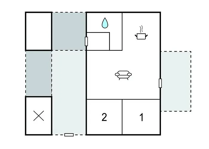 Σπίτι διακοπών 2 Bedroom Cozy In *